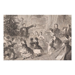 Póster El árbol de Navidad | Winslow Homer