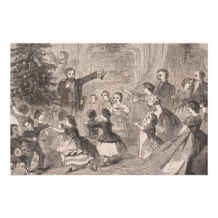 Póster El árbol de Navidad Winslow Homer