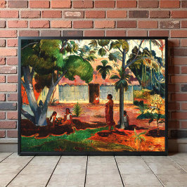 Póster El árbol grande (1891) de Paul Gauguin