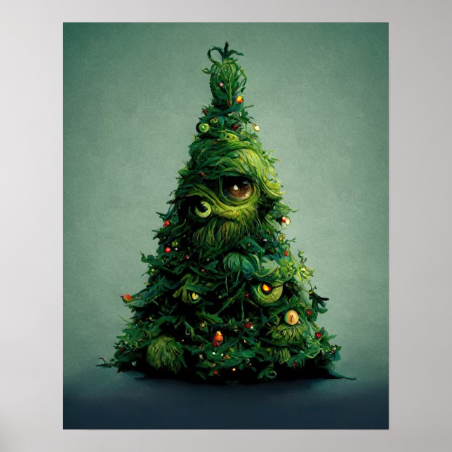 Póster El árbol Grinch (Frente)