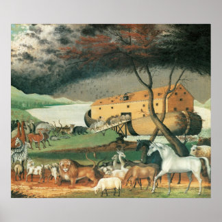 Póster El arca de Edward Hicks Noah