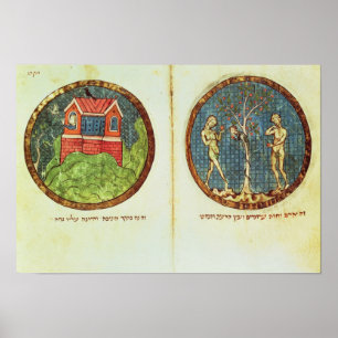 Póster El Arca de Noé, Adán y Eva