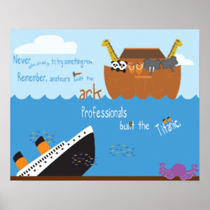 Póster El arca y el Titanic