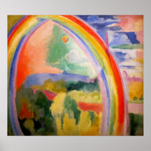 Póster El arco iris de Roberto Delaunay