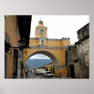 Póster El Arco, La Antigua, Guatemala