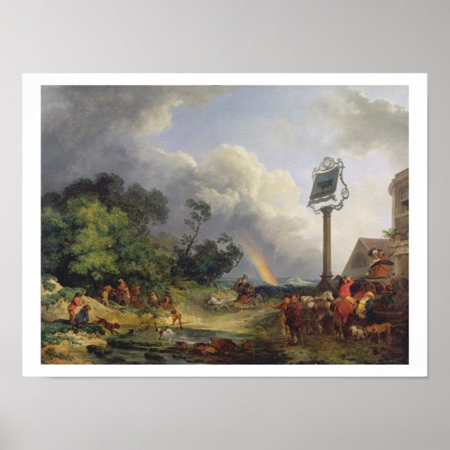 Póster El arcoiris, 1784 (aceite sobre lienzo) (Frente)