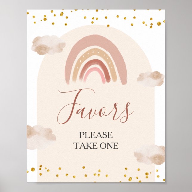 Póster El arcoiris de Boho no es una maravillosa favorita (Frente)