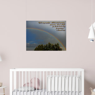 Póster El arcoiris de Dios promete Poster