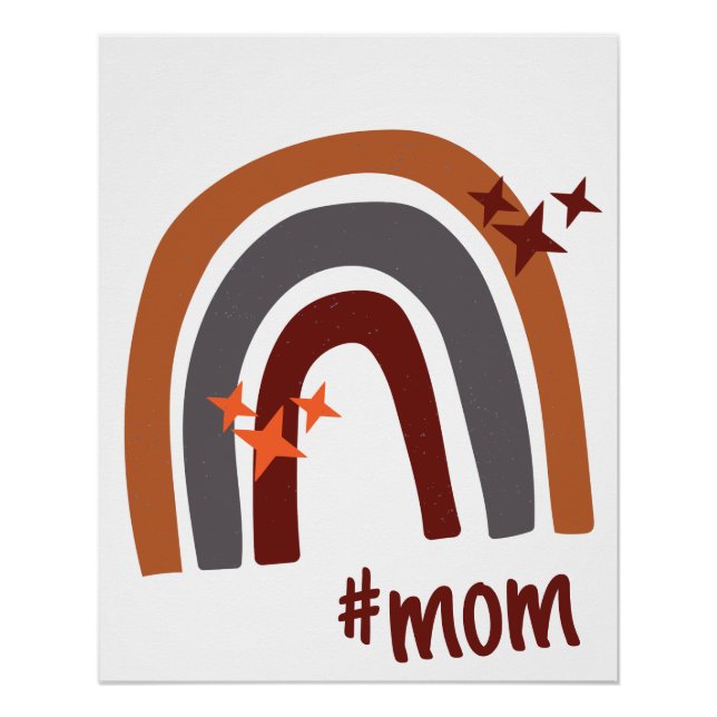 Póster El arcoiris grisáceo de Terracota personalizado #m (Anverso)