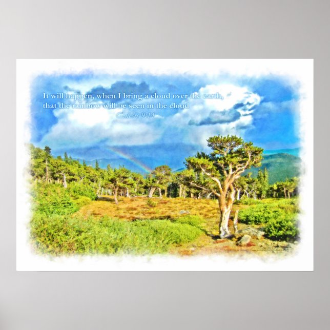 Póster El arcoiris será visto en la nube (Frente)