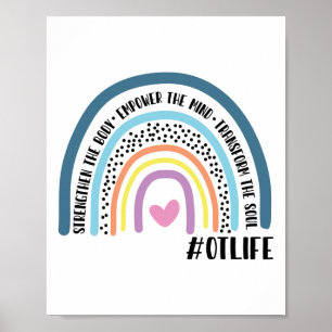 Póster El Arcoiris Terapéutico Ocupacional Fortalece El C