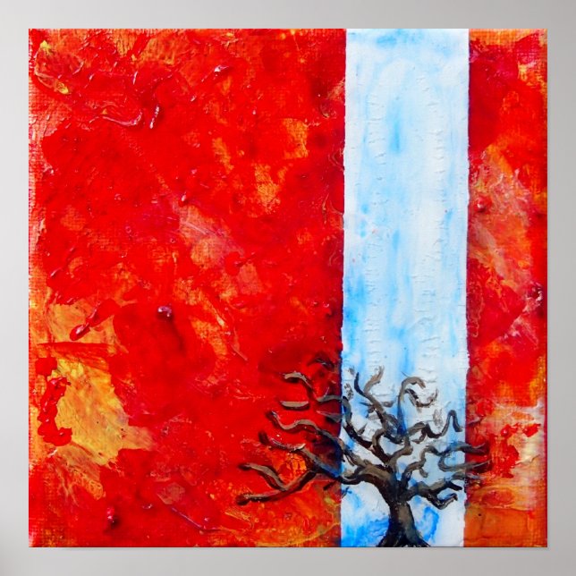 Póster El ardiente Bush de Moisés - Éxodo 3:1-22 (Frente)