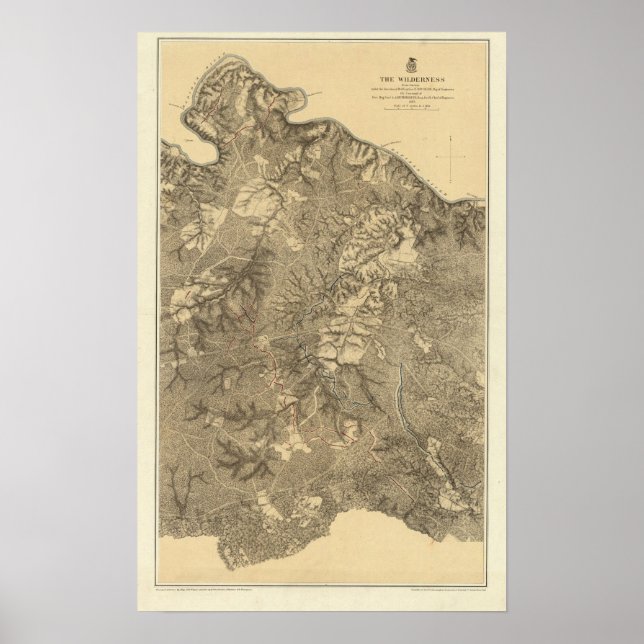 Póster El área silvestre, Virginia (Frente)