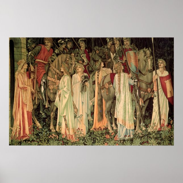 Póster El armamento y la partida de los caballeros (Frente)