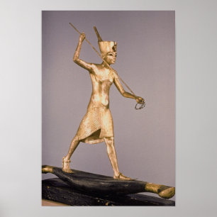 Póster El arponero, de la tumba de Tutankhamun