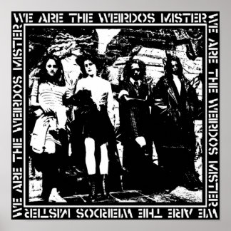 PÓSTER EL ARRASTRO QUE SOMOS EL MISTER WEIRDOS