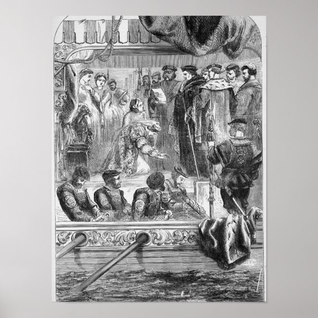 Póster El arresto de Anne Boleyn (Frente)