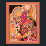 Póster El Art Deco de los años veinte<br><div class="desc">1927,  Art Deco,  Poster de escena Fiesta por J. Carlos</div>