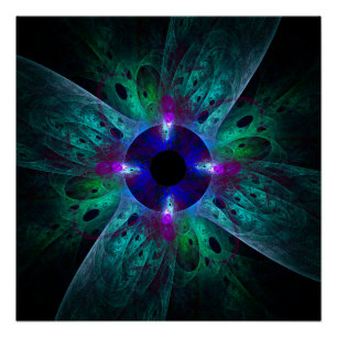 Póster El arte abstracto visual