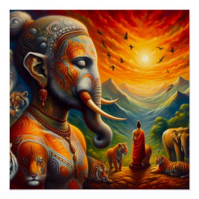 Póster El arte espiritual (Anverso)