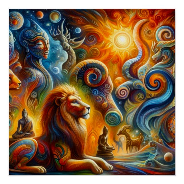 Póster El arte espiritual (Anverso)