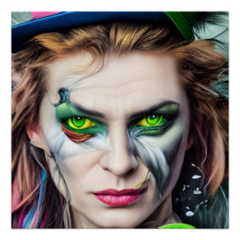 Póster El arte generado por Mad Hatter AI