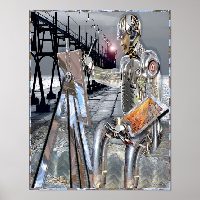 Póster El artista (impresión) (Frente)