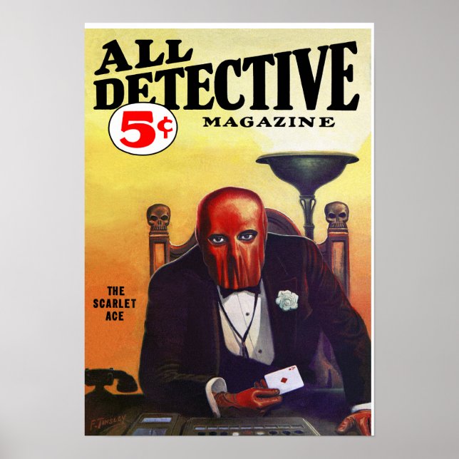 Póster El As escarlata (Frente)