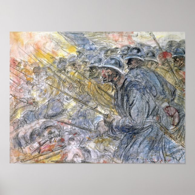 Póster El asalto, Verdun (Frente)