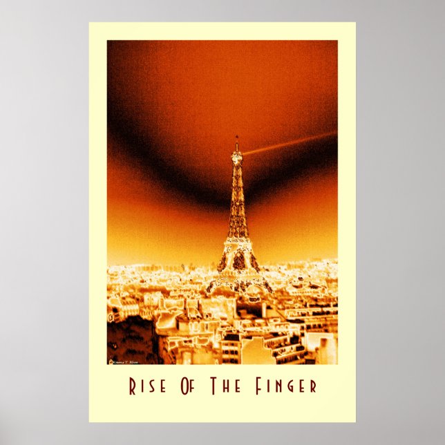 Póster El ascenso del dedo (Frente)