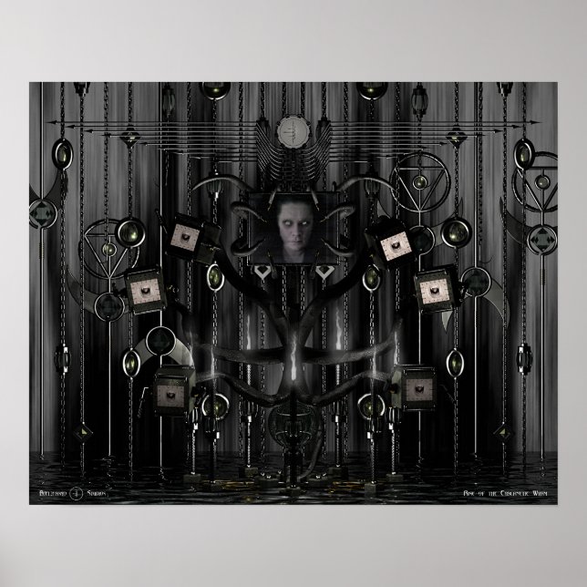 Póster El ascenso del Wyrm Cibernetico (Frente)