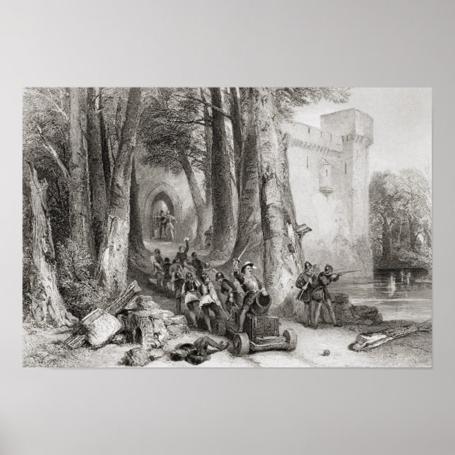 Póster El asedio a la Casa Lathom (Frente)