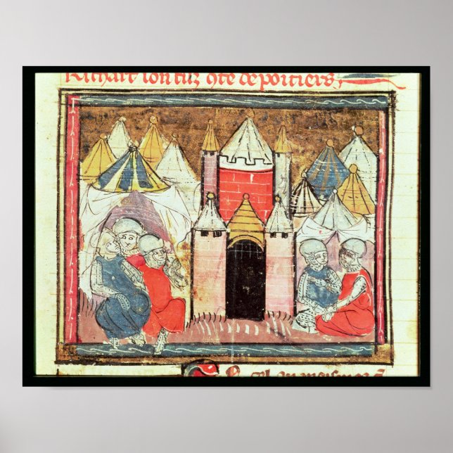 Póster El asedio de Chateau-Gaillard (Frente)