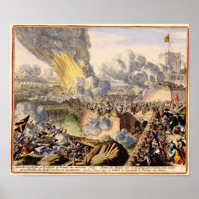 Póster El asedio turco de Viena de 1683 (Frente)