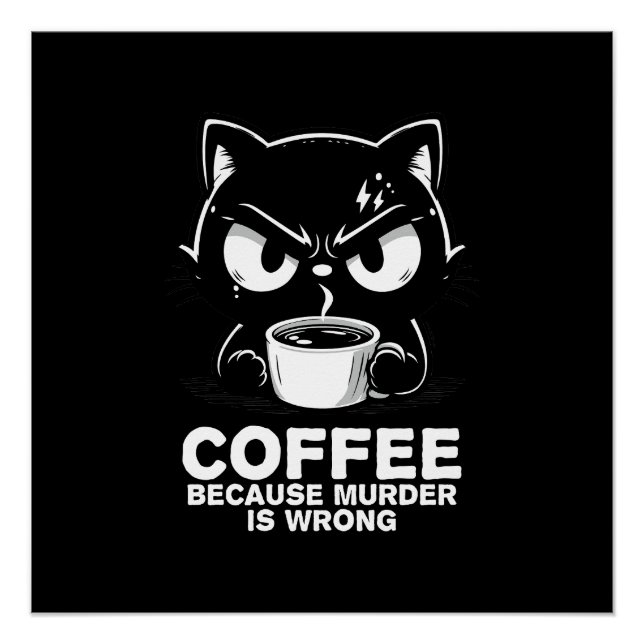 Póster El asesinato está mal (Anverso)