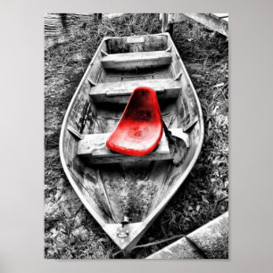 Póster el asiento rojo