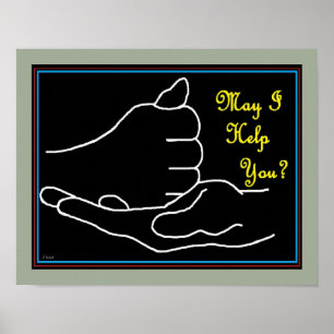 Póster ¿El ASL puede yo le ayuda?