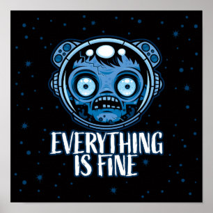 Póster El astronauta zombi está bien