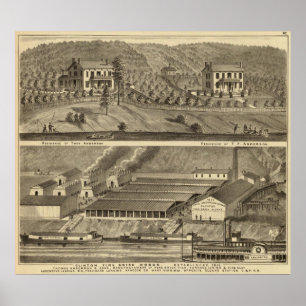 Póster El aterrizaje de Anderson de los trabajos de