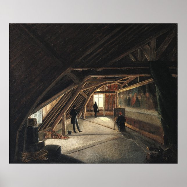 Póster El ático de un museo (Frente)