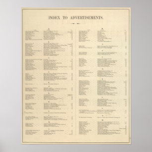 Póster El atlas americano de Colton de la página de