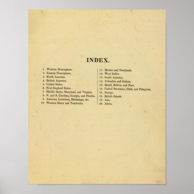 Póster El atlas escolar americano de Grigg (Frente)