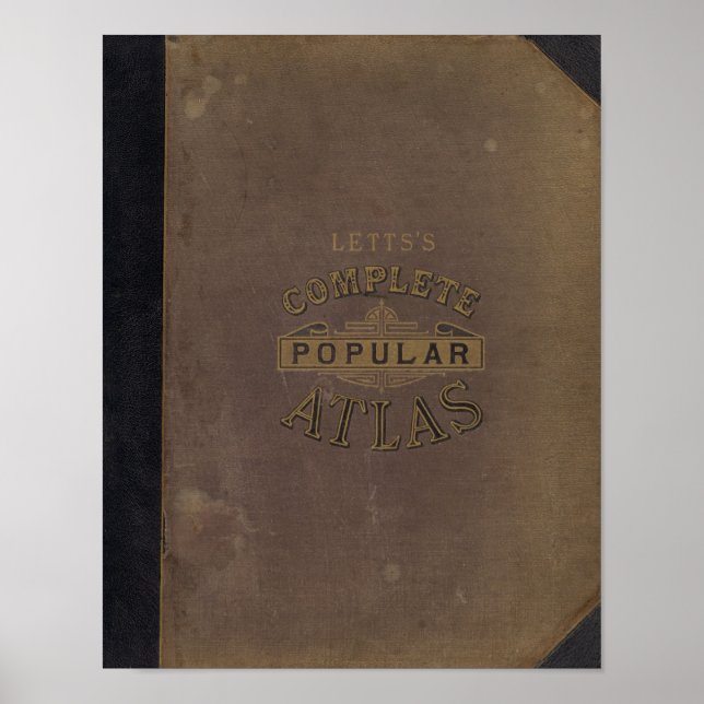 Póster El atlas popular de Letts (Frente)