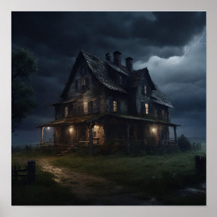 Póster El atormentado Poster de una granja