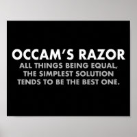 El aula de ciencia de la definición de Razor de Oc