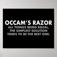 El aula de ciencia de la definición de Razor de Oc