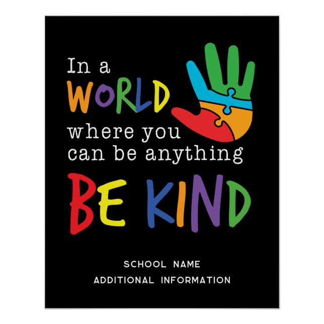 Póster El aula de profesores de Be Kind School (Anverso)