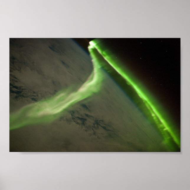 Póster El Aurora Australis visto desde el espacio (Frente)