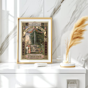Póster El auténtico perfume de agua de Murray y Lanman Fl
