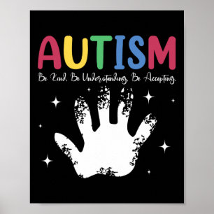 Póster El Autismo Autista O El Autismo Autista Son Buenos